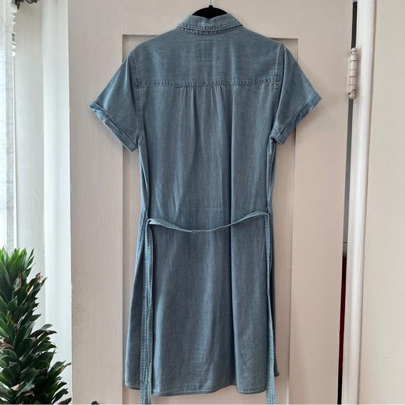 Abercrombie & Fitch Light Blue Denim Mini Dress - Picture 2 of 9